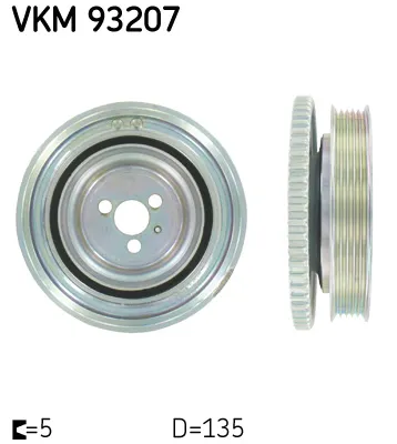 Шків колінвала SKF VKM 93207